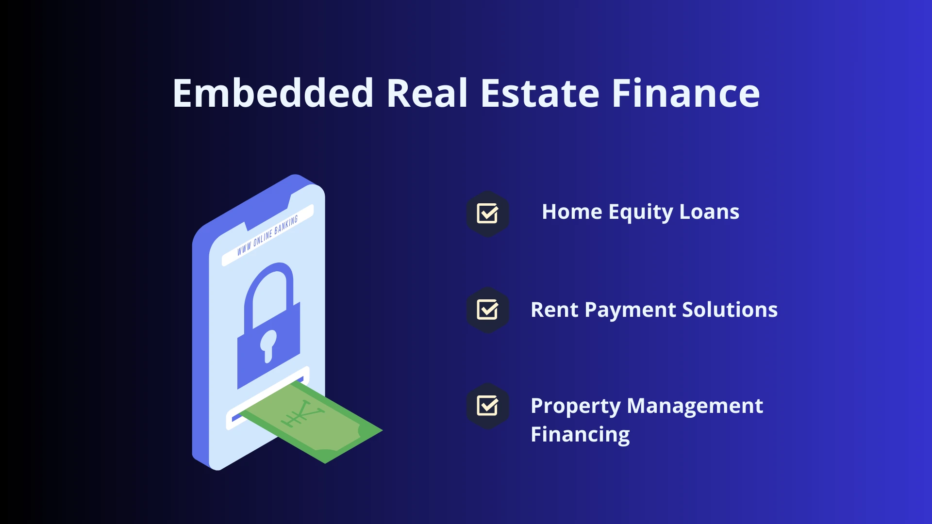 examples of embedded real estate finance